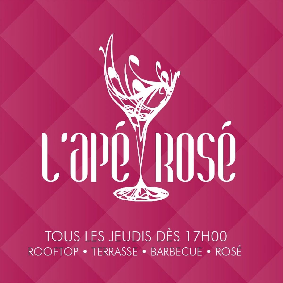 AFTER WORK L APEROSE TOUS LES JEUDIS DE 18H A 2H